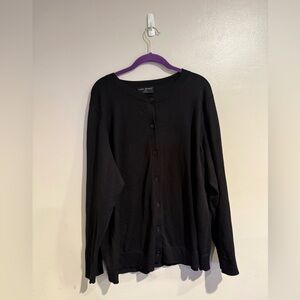 Lane Bryant Classic Black Cardigan